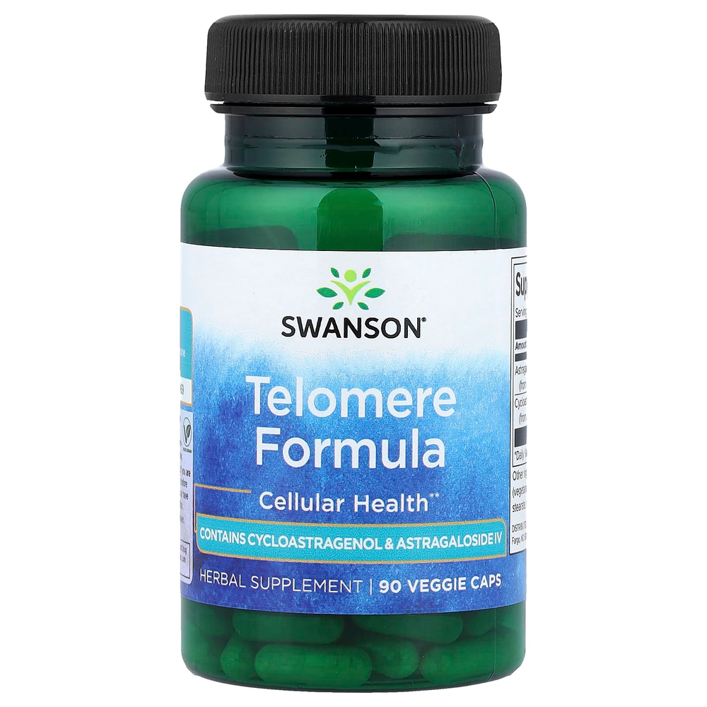 Swanson, Telomere Formula, 90 растительных капсул
