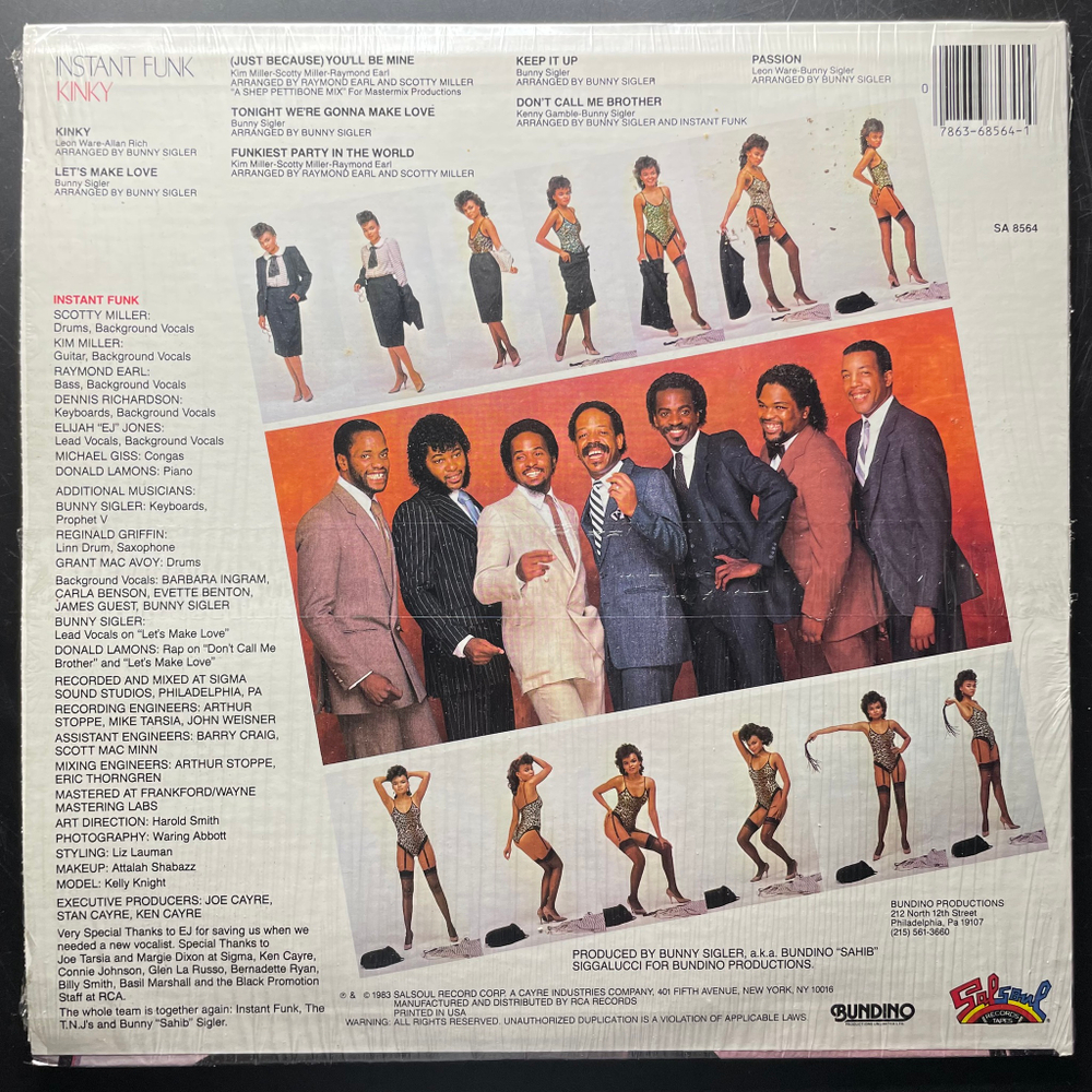 Instant Funk ‎– Kinky (США 1983г.)