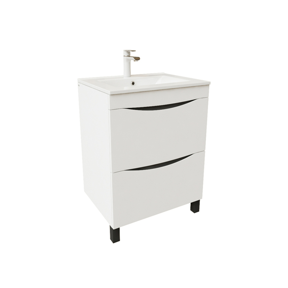 Тумба напольная IDDIS Cloud, белая, 60 см, CLO60WFi95