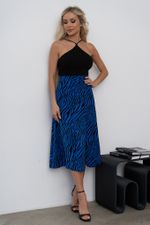 Юбка (черный/синий) Ю11-16/5 Nikol