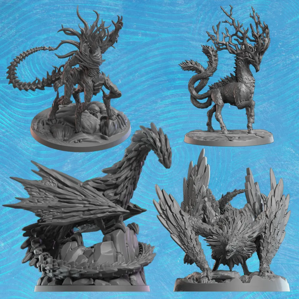 [Предзаказ] Resin Miniatures - Large Adversaries