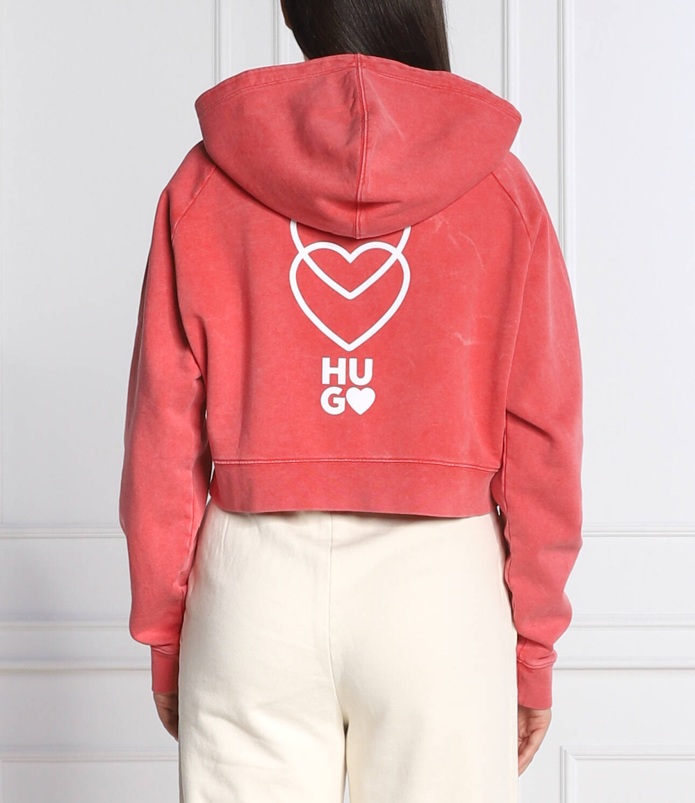 Худи дималая HUGO - коралловый(50474966)