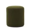 Пуф Kaeli Ø43х44 см со съемным чехлом из зеленого букле