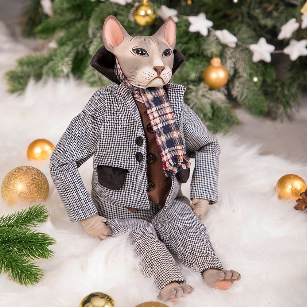 Кукла коллекционная Кот Пьер