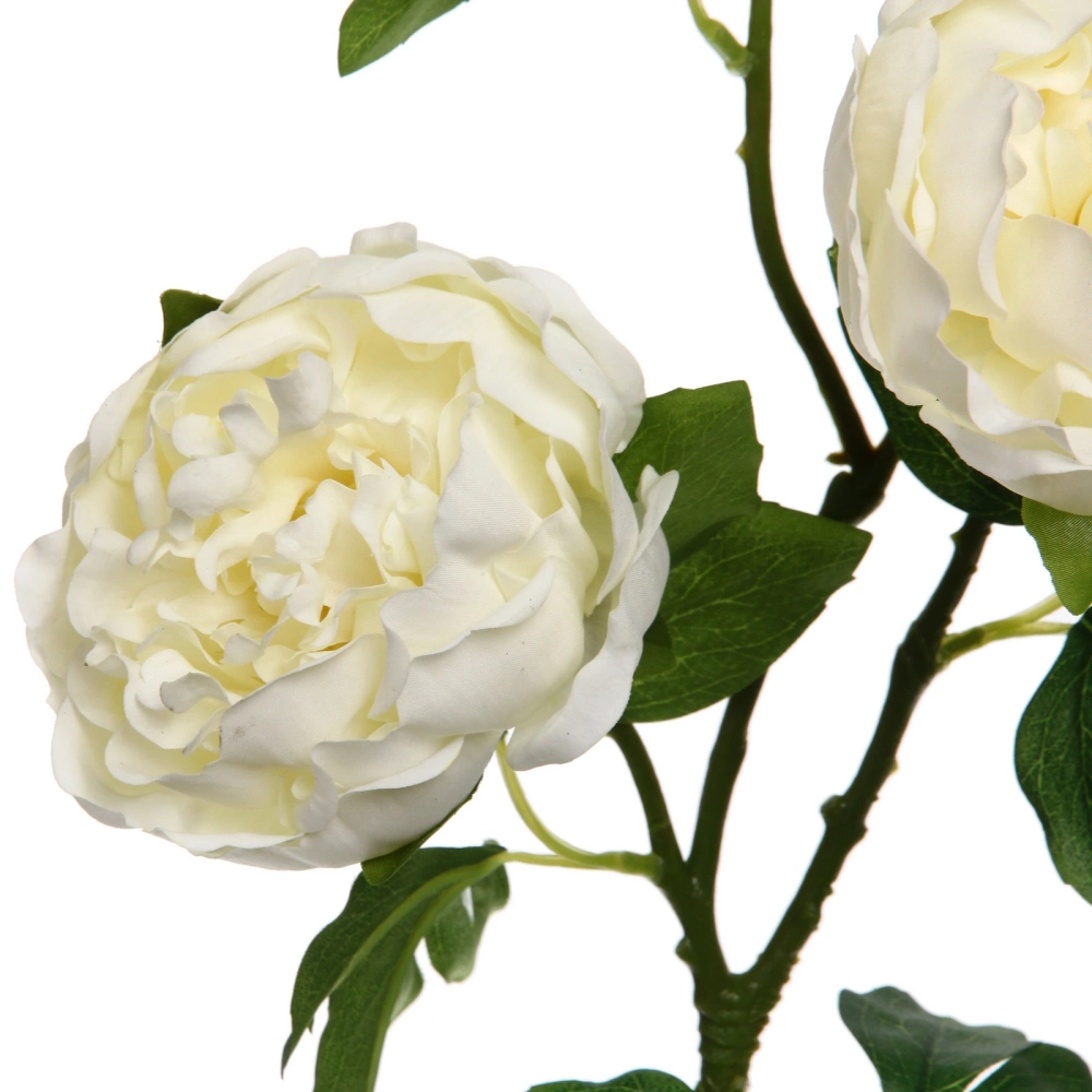 Цветок искусственный «Natur» 78см Пион белый