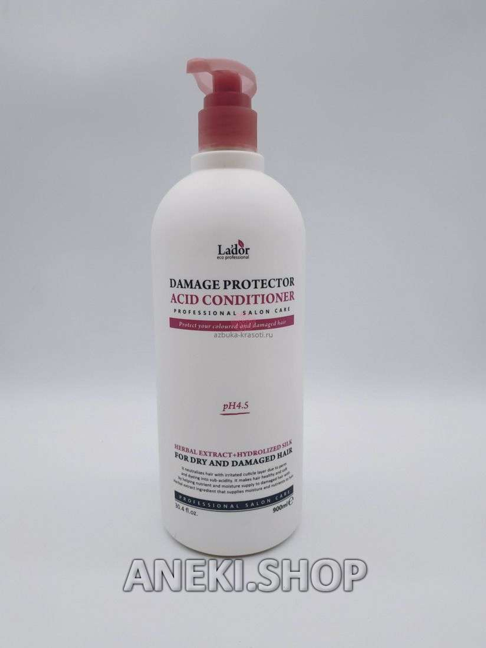 Кондиционер для поврежденных волос с протеинами шелка 900 мл La’dor Damaged Protector Acid Conditioner
