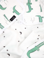 Муслиновое лёгкое одеяло Mjölk Крокодилы