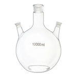 Колба трехгорлая косогорлая плоскодонная, 10000 мл, шлиф 29/32-45/40-29/32