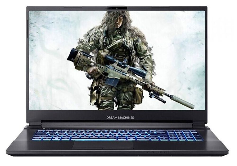 Ноутбук Dream Machines G1650-17KZ85, 17.3&amp;quot; (1920x1080) WVA 144Гц/Intel Core i7-12700H/16ГБ DDR4/500ГБ SSD/NVIDIA GeForce GTX 1650 4ГБ/Без ОС, черный [G1650-17KZ85]