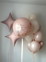 Воздушные шары на выписку для девочки №9184