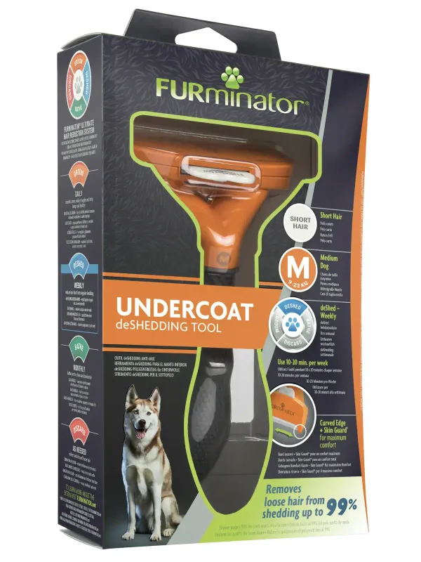 Фурминатор FURminator M для средних собак с короткой шерстью