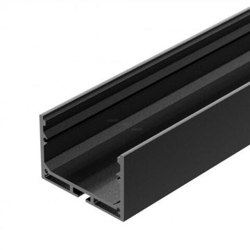 Профиль с экраном 2,5м 027988 черный SL-LINE-4932-2500 BLACK+OPAL Arlight