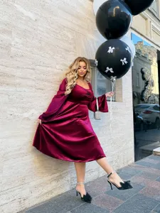 Платье бархат УК-1138-2 Фабрика Моды