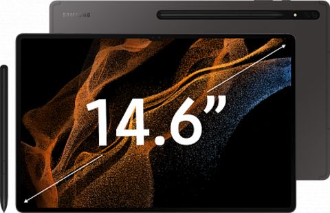 Планшет Samsung Galaxy Tab S8 Ultra (2022), 12 ГБ/256 ГБ, Wi-Fi + Cellular, со стилусом, графит (Global)