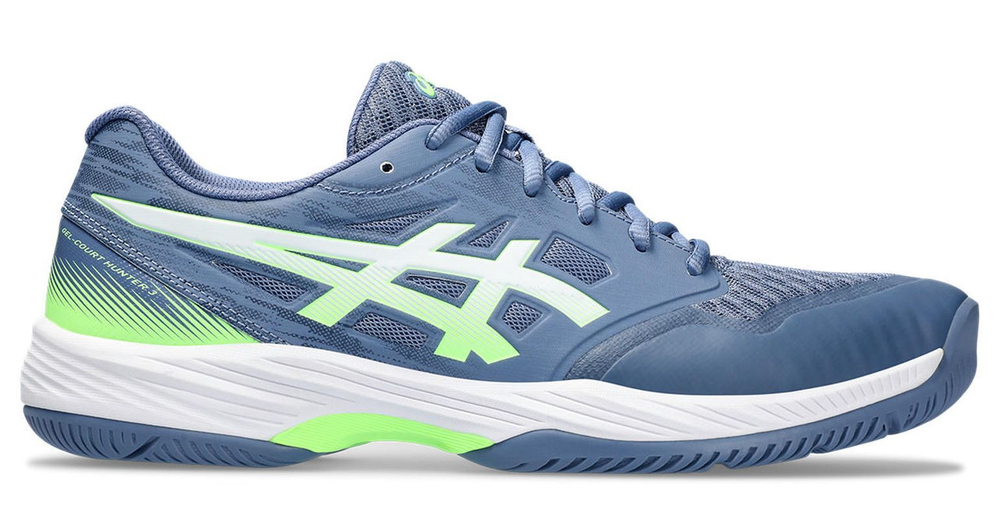 Мужские кроссовки для бадминтона/сквоша Asics Gel-Court Hunter 3 - denim blue/lime burst