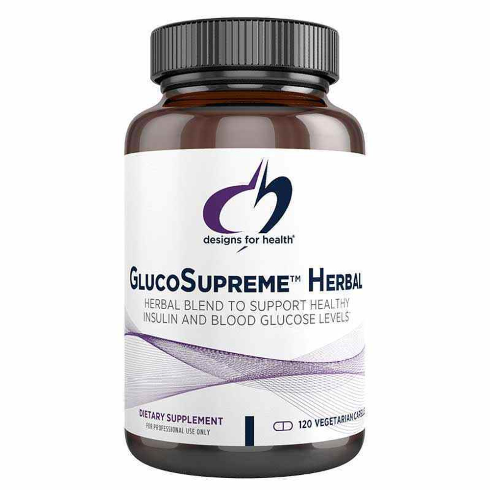 Designs For Health - GlucoSupreme™ Herbal - 120 capsules