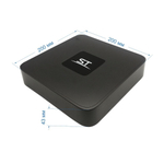 Видеорегистратор цифровой Space Technology ST-NVR-P0406K15 (с4PoE) TOWN,гибридный 4IP (6Mp)