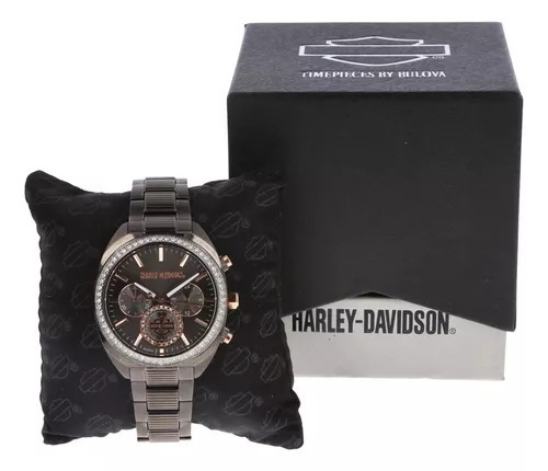 Часы Orange/Black Harley-Davidson