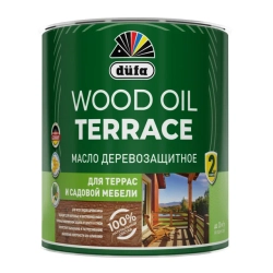 Масло деревозащитное для террас и садовой мебели Dufa Wood Oil Terrace орех