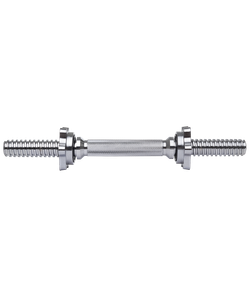 Гриф гантельный BB-107 d=25 мм, металлический, хромированный, 35 см