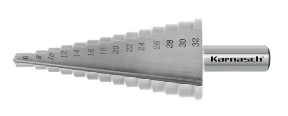 Ступенчатое сверло Ø 6-32 мм, Karnasch, арт. 21.3032