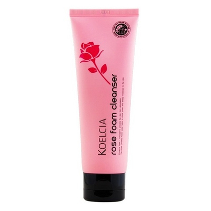 Пенка очищающая успокаивающая с экстрактом розы Koelcia Rose Foam Cleanser 120мл