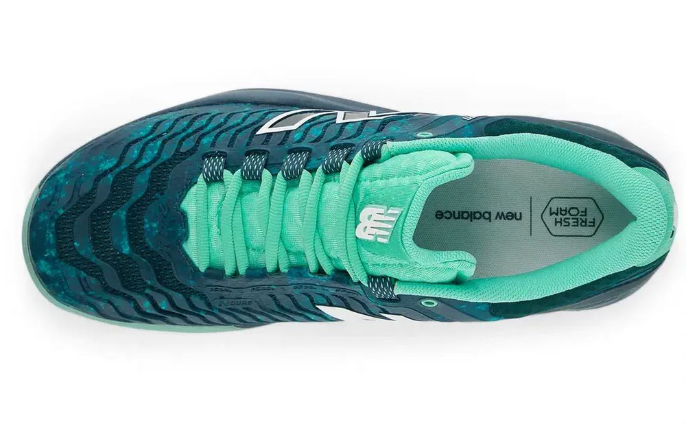 Мужские кроссовки теннисные New Balance Fresh Foam X CT-Rally V2 - teal/mint