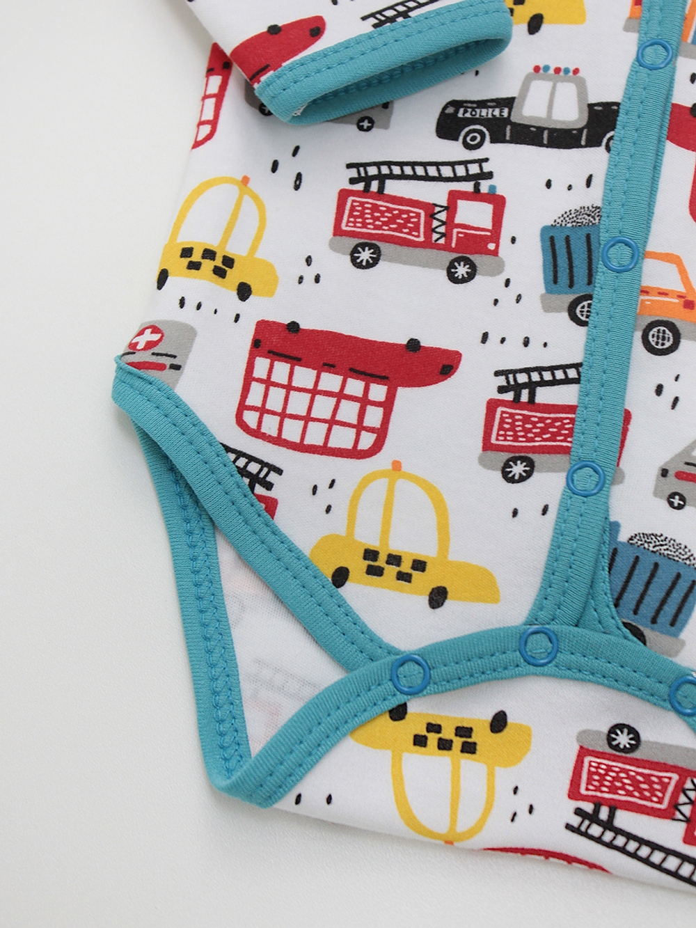 Боди с длинным рукавом на кнопках 6468 (Размер: 68)