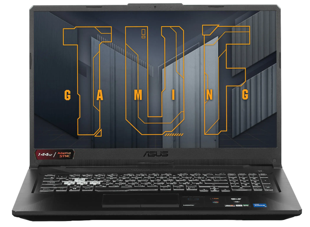 17.3" Ноутбук Asus TUF Gaming F17 FX706HCB-HX0145T (1920x1080, Intel Core i5-11400H, RAM 16ГБ,SSD 512ГБ, NVIDIA GeForce RTX 3050, Win 10Pro)