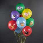 Воздушный Шар (12''/30 см) Три Кота, Играем вместе, Ассорти, пастель, 1 ст, 25 шт.