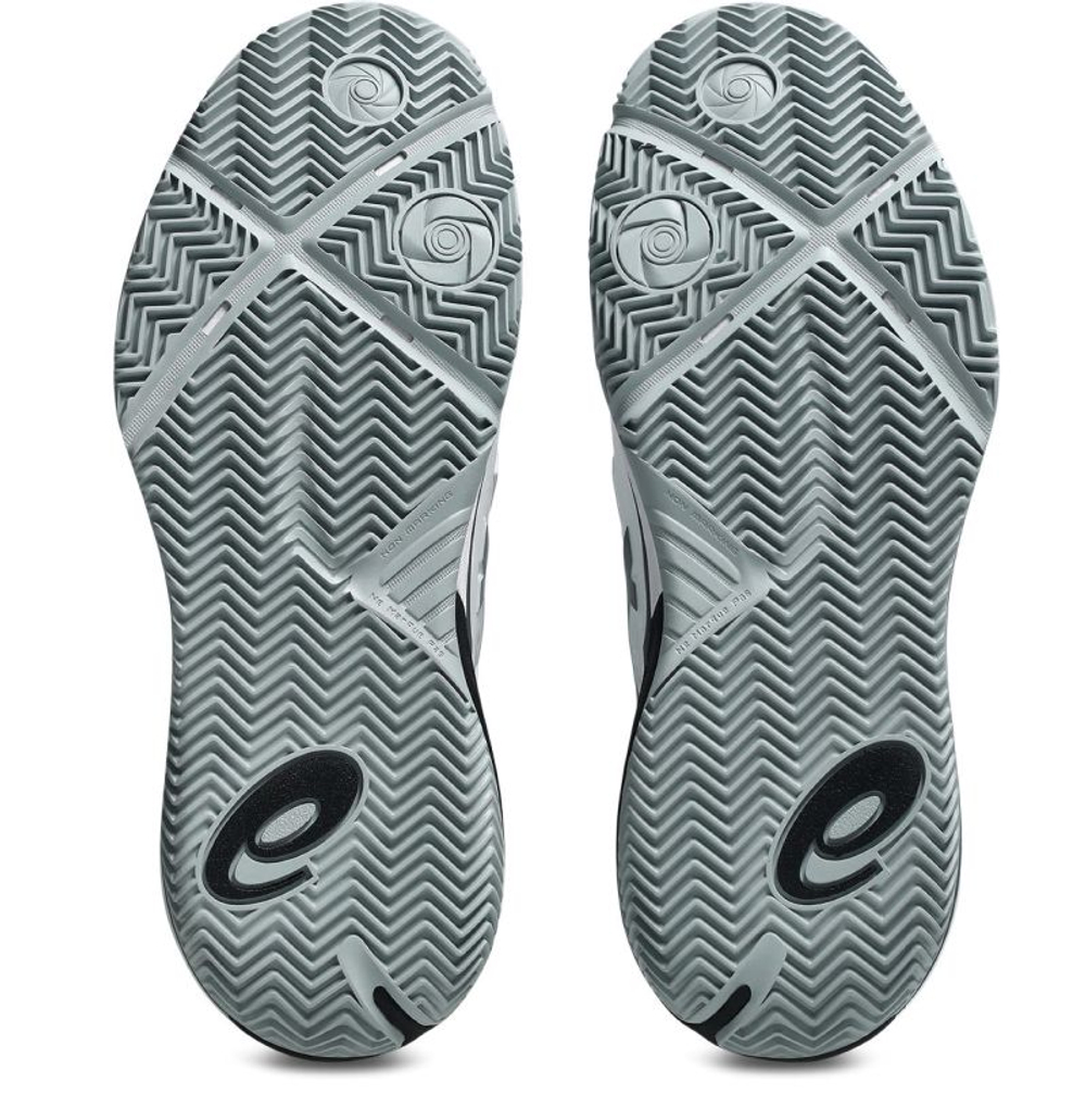 Мужские кроссовки для Падел Asics Gel-Resolution X Padel - white/steel grey