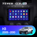 Teyes CC2L Plus 9"для Hummer H3 2005-2010