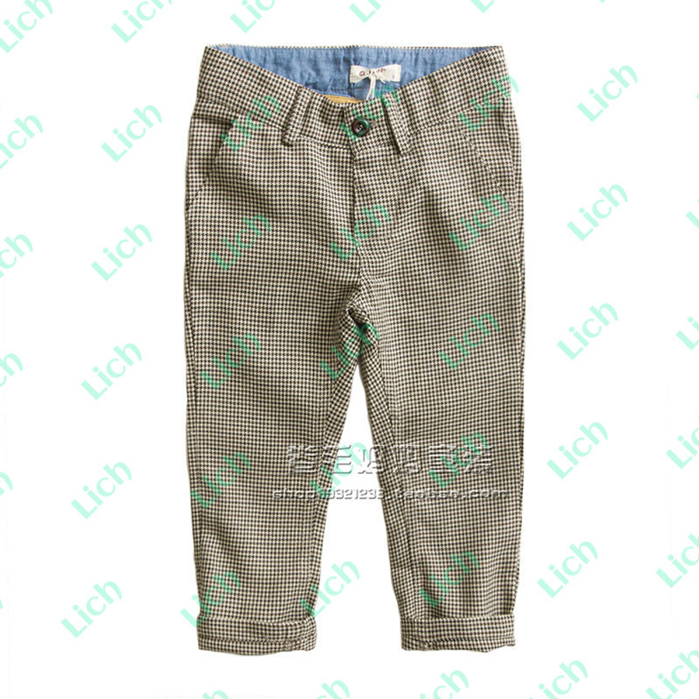 Штаны детские с рисунком "ломаная клетка"