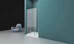 Душевая дверь BelBagno Albano 110 ALBANO-BS-13-30+80-C-Cr профиль Хром стекло прозрачное