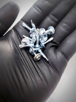 Саморез с прессшайбой 4,2х16 (наконечник-сверло) - 20 штук, универсальный, оцинкованный, шлиц Ph-2