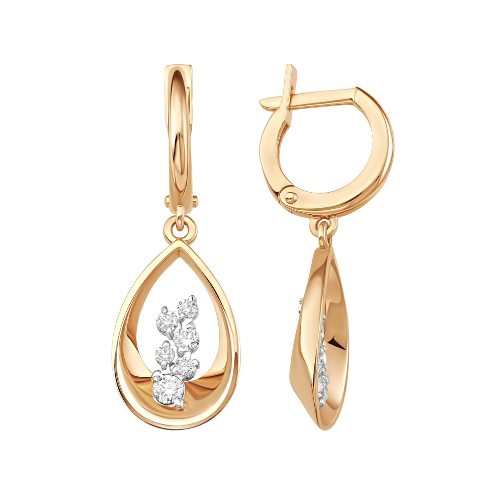 Серьги из золота 585 пробы