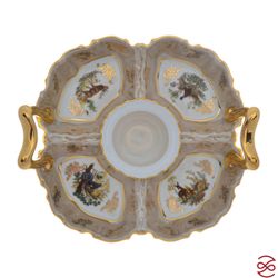 Менажница 5 секции Queen's Crown Aristokrat Охота бежевая 36 см