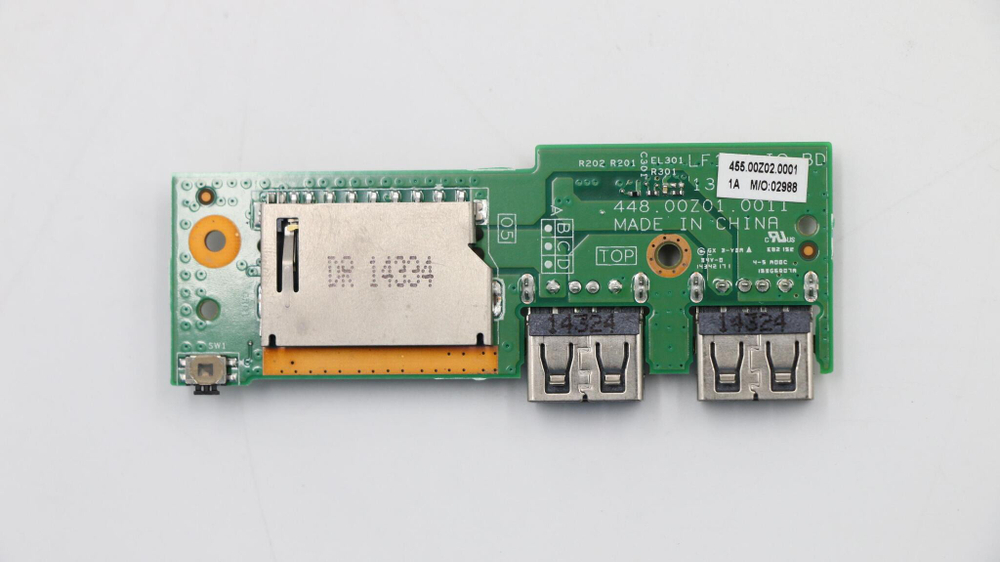 Плата USB, Card reader (sub board) для ноутбка Lenovo Flex2-15 (5C50F76764), оригинал