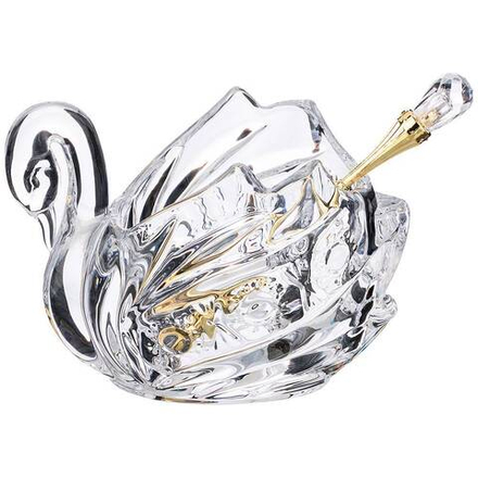ИКОРНИЦА "MUZA CRYSTAL" С ЛОЖКОЙ 11*7*8,5 СМ.