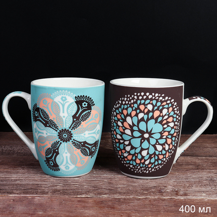 Кружка 400 мл Орнамент / D619 / 654671