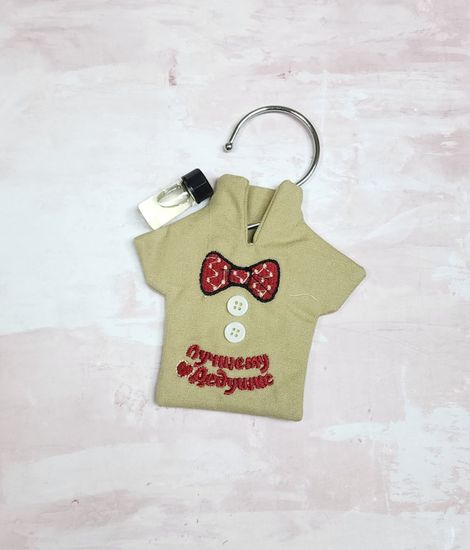 Ароматизатор рубашка с вышивкой Лучшему дедушке