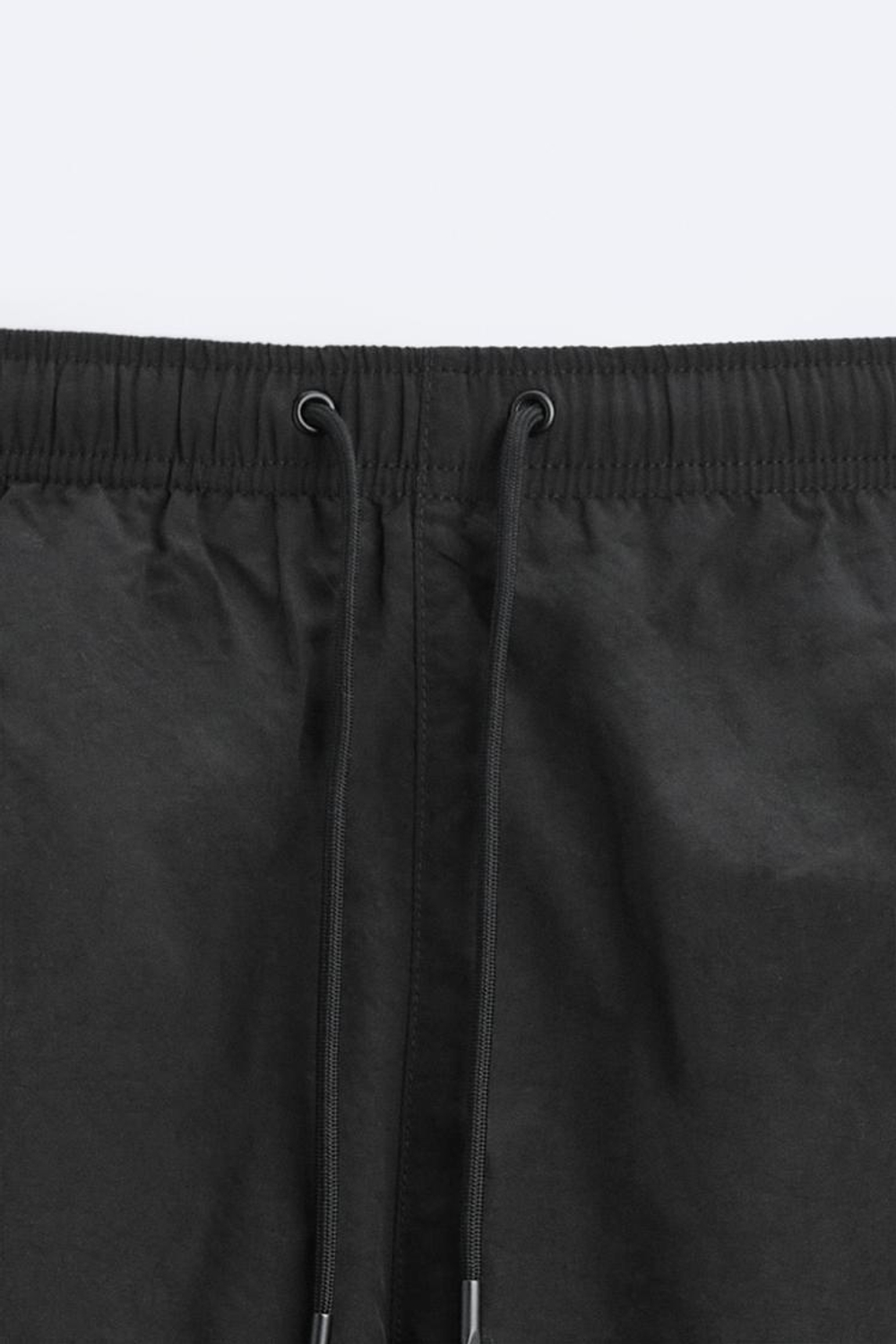 ZARA КЛАССИЧЕСКИЕ ПЛАВАТЕЛЬНЫЕ ШОРТЫ, ЧЕРНЫЙ