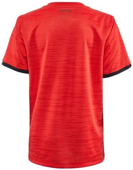 Детская теннисная футболка Lotto Top Ten II B Tee Printed PL - red poppy