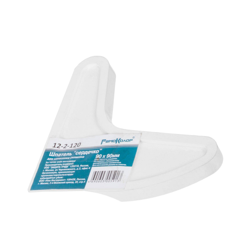 12-2-120 Шпатель "Сердечко" термопластичный эластомер для нанесения силикона 90х90мм