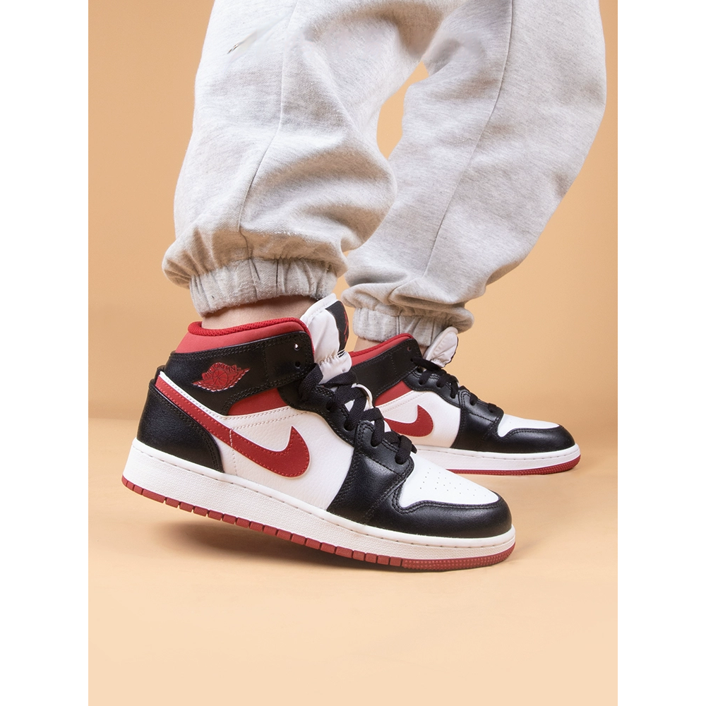 Jordan Kids Air Jordan 1 Mid "Metallic Red" Sneakers