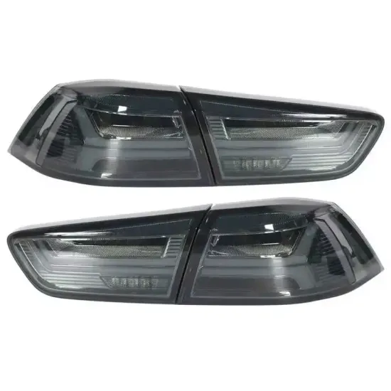 Задние фонари Мицубиси Лансер 2007-2016 Тонированные V8 Type