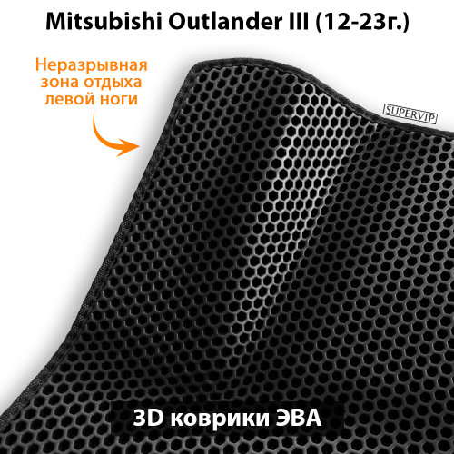 Передние автомобильные коврики ЭВА для Mitsubishi Outlander III (12-23г.)