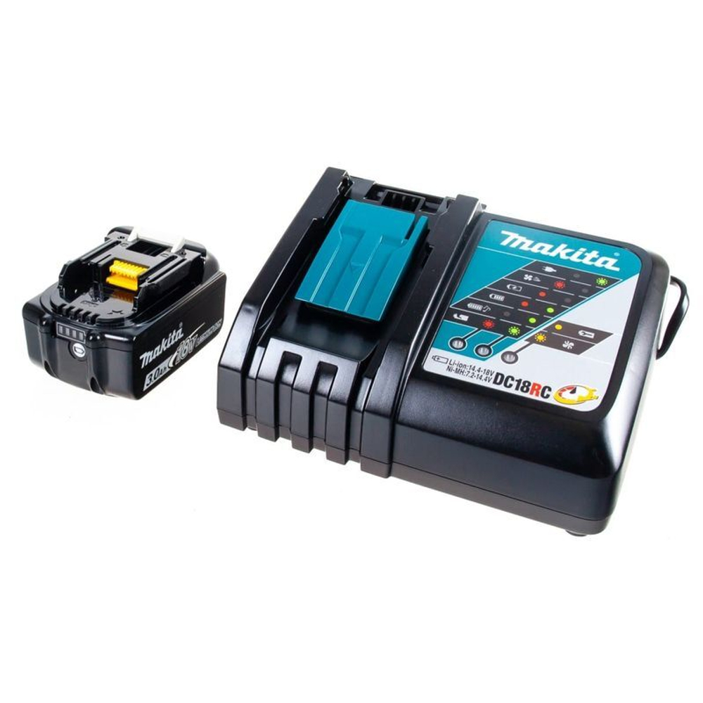 Зарядное устройство и аккумулятор Makita LXT 18 В 3 Ач