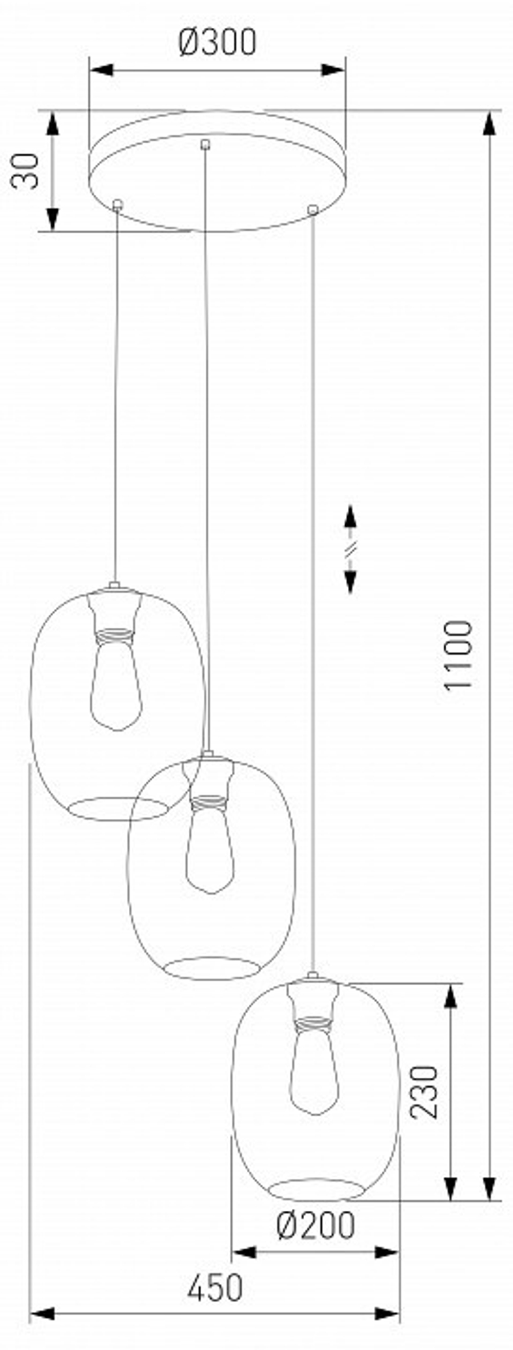 Подвесной светильник TK Lighting Elio 5973 Elio