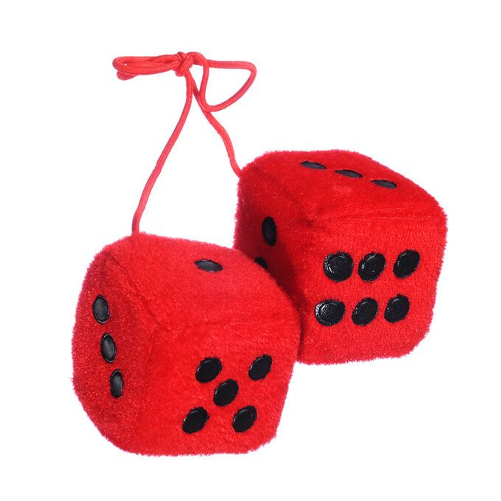 Ароматизатор-игрушка Игральные кубики мягкие TOYS ассорти 12пар